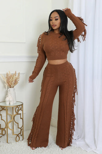Fringe Pants Set
