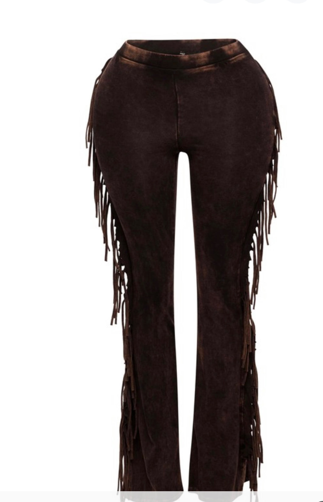 Fringe Pants (Brown)