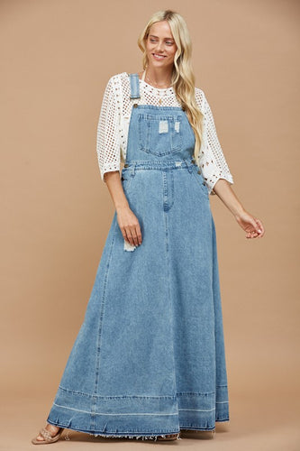 Overall Denim Dress