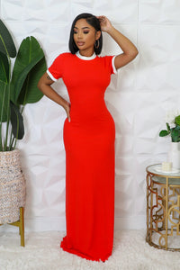 Red dress