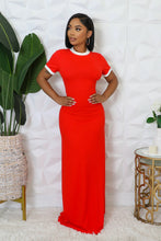 Red dress