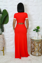 Red dress